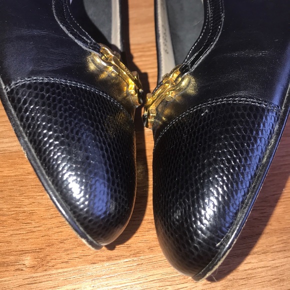 Salvatore Ferragamo Black flats Size 9.5 - Picture 12 of 14